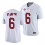 Men's Alabama Crimson Tide #6 DeVonta Smith Game White NCAA College Football Jersey 2403IOGQ6